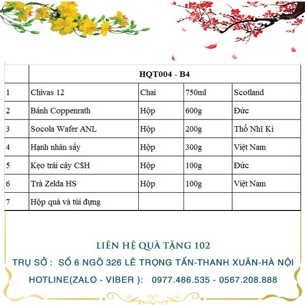 Hộp Quà Tết HQT004