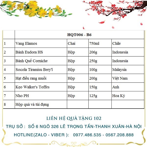 Hộp Quà Tết HQT006