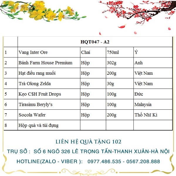 Hộp Quà Tết HQT047