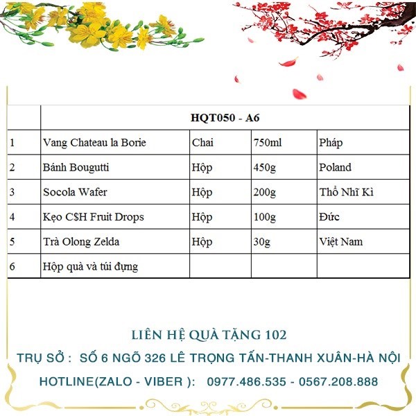 Hộp Quà Tết HQT050