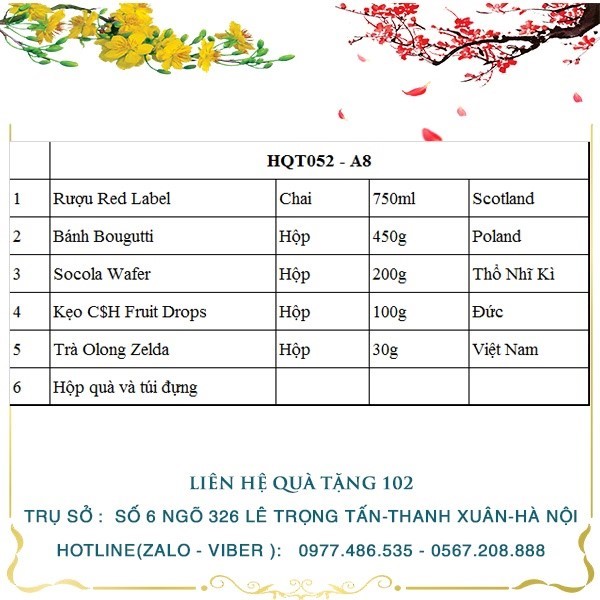Hộp Quà Tết HQT052