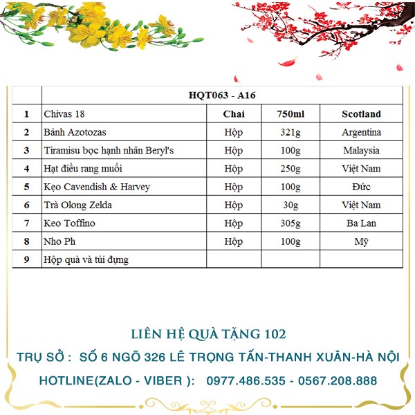 Hộp Quà Tết HQT063