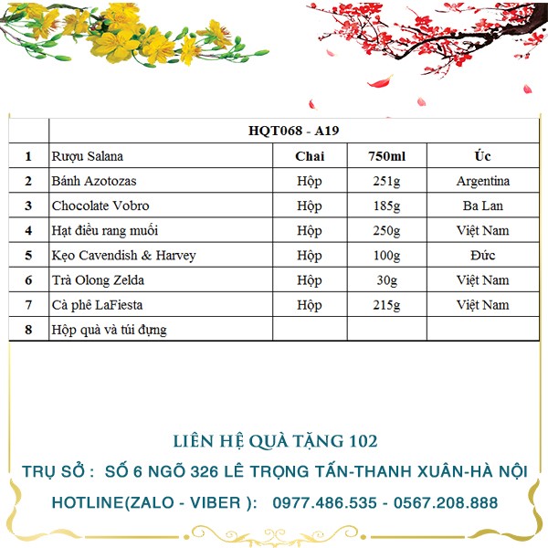 Hộp Quà Tết HQT068