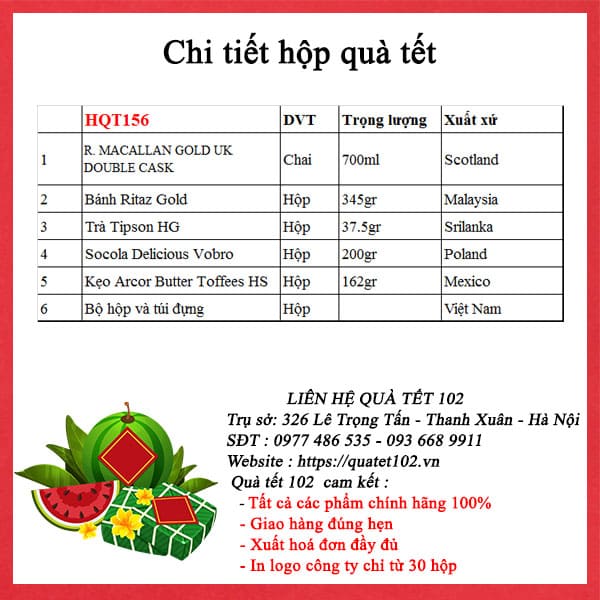 Hộp Quà Tết HQT156