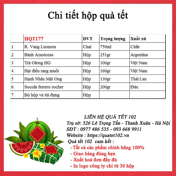 Hộp quà tết 2025 QT177