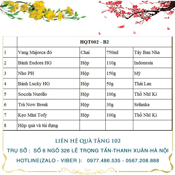 Hộp Quà Tết In Logo IQT002