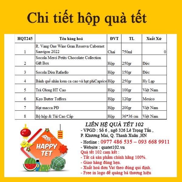 Hộp Quà Tết In Logo IQT067