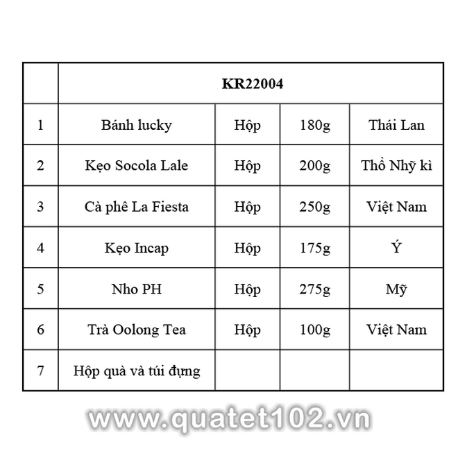 Hộp quà tết In Logo KR004