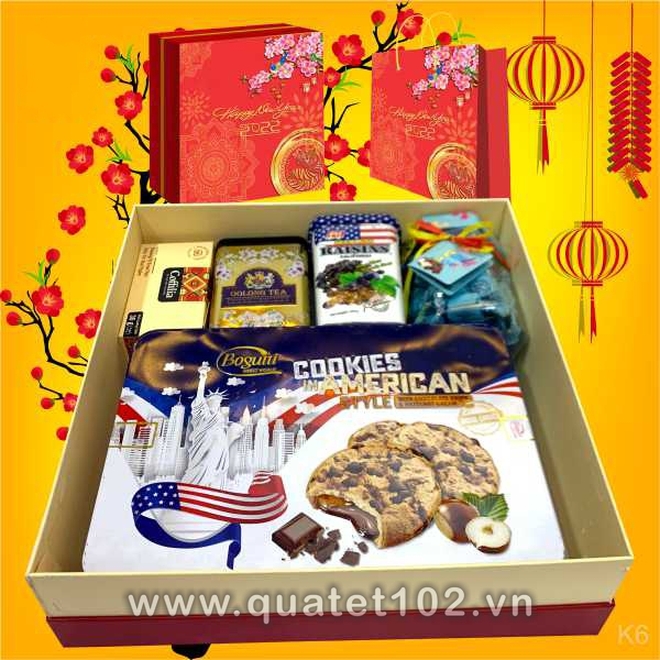 Hộp quà tết In Logo KR006