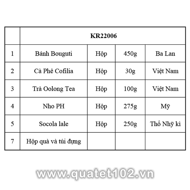 Hộp quà tết In Logo KR006