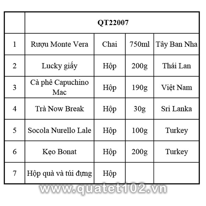 Hộp quà tết QT007