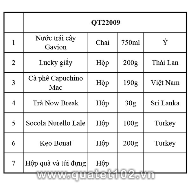 Hộp quà tết QT009