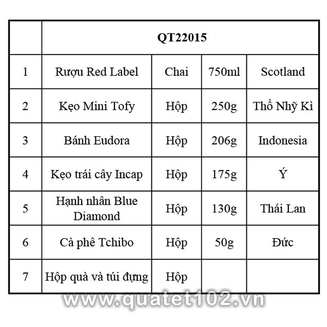 Hộp quà tết QT015