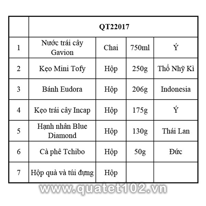 Hộp quà tết QT017