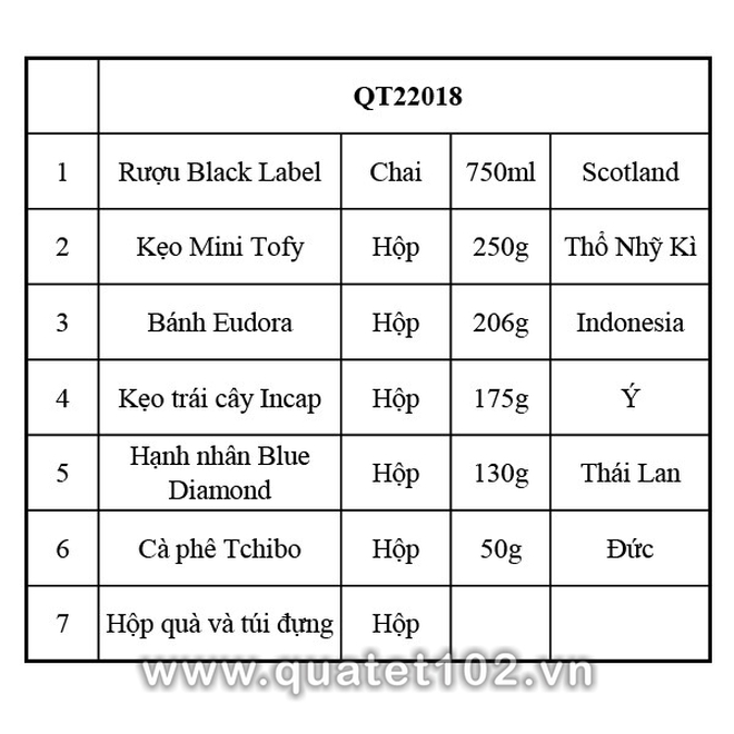 Hộp quà tết QT018