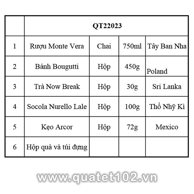 Hộp quà tết QT023