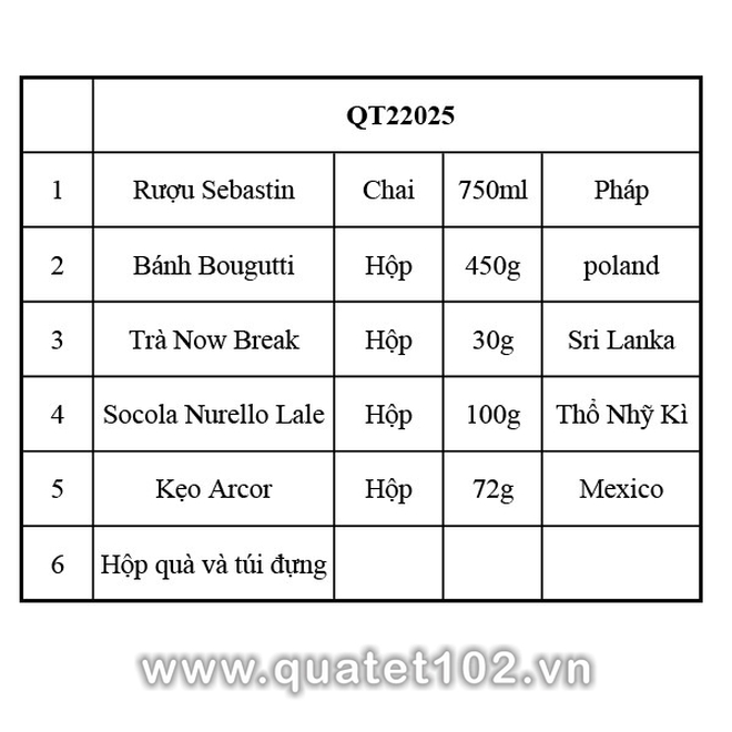 Hộp quà tết QT025