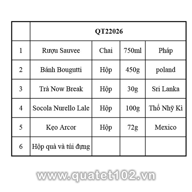 Hộp quà tết QT026
