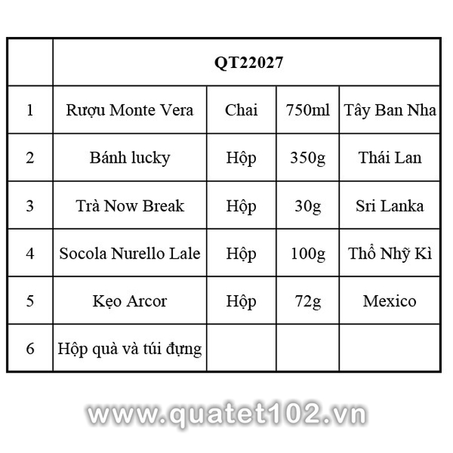 Hộp quà tết QT027