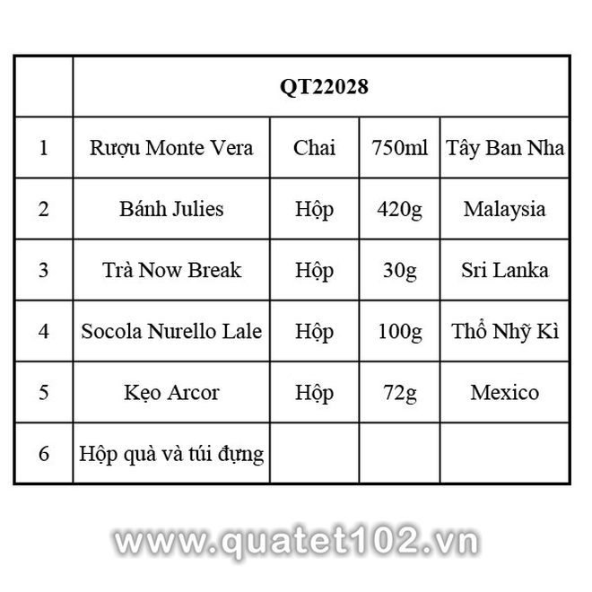 Hộp quà tết QT028
