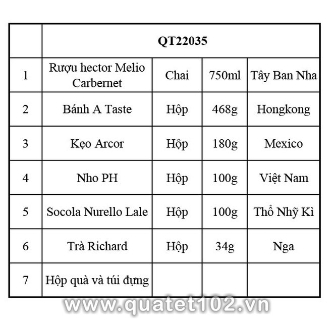 Hộp quà tết QT035