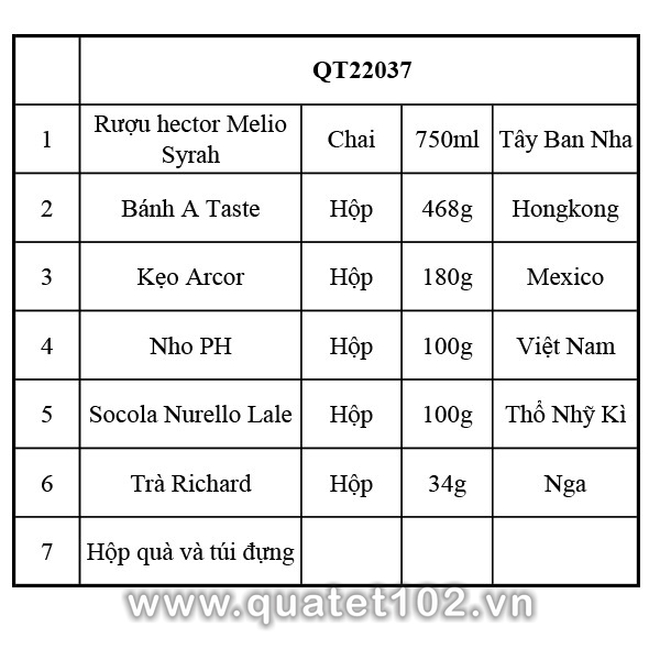 Hộp quà tết QT037