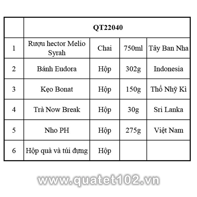 Hộp quà tết QT040