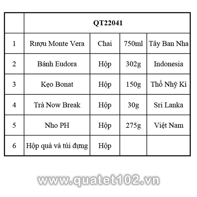 Hộp quà tết QT041