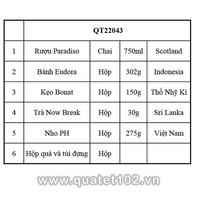 Hộp quà tết QT043