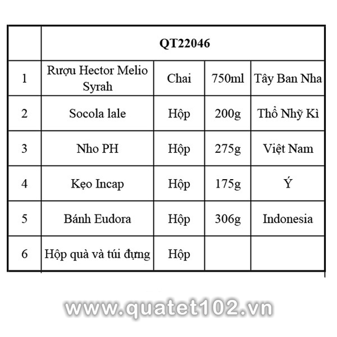 Hộp quà tết QT046