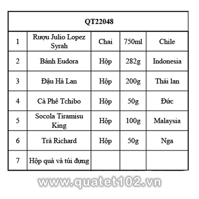 Hộp quà tết QT048