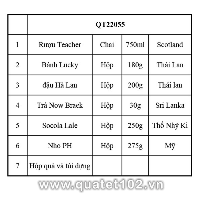 Hộp quà tết QT055