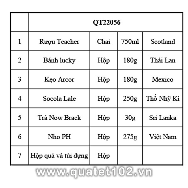 Hộp quà tết QT056