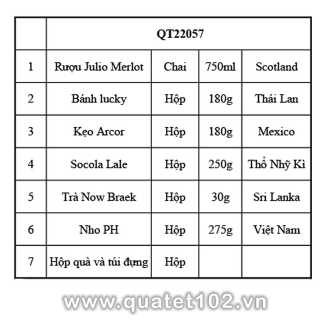Hộp quà tết QT057