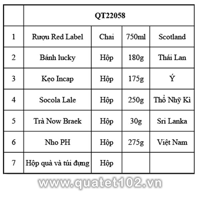 Hộp quà tết QT058