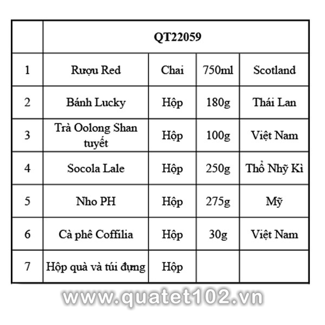 Hộp quà tết QT059