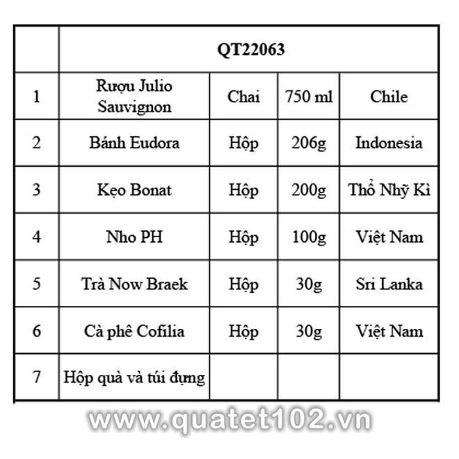 Hộp quà tết QT063