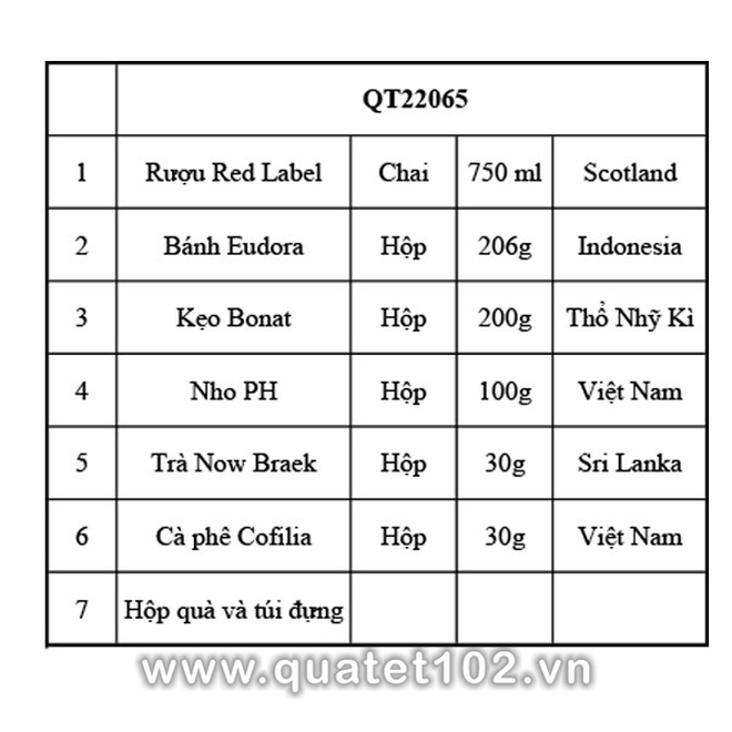 Hộp quà tết QT065