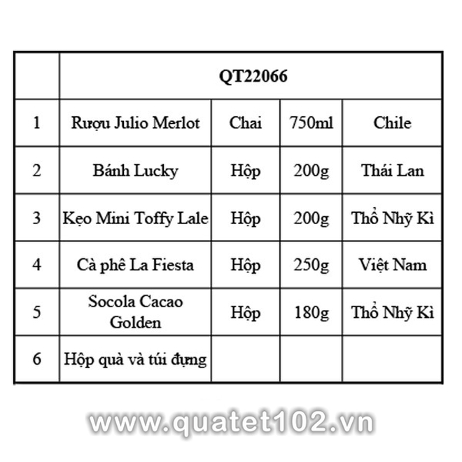 Hộp quà tết QT066