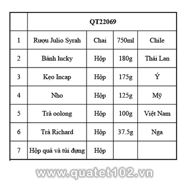 Hộp quà tết QT069