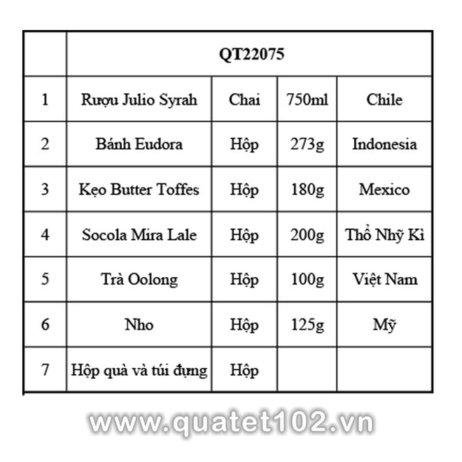 Hộp quà tết QT075