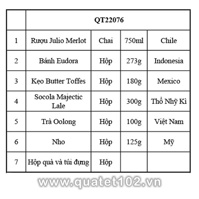 Hộp quà tết QT076