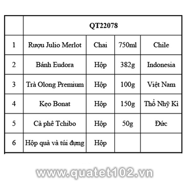 Hộp quà tết QT078