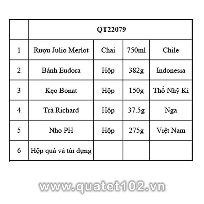 Hộp quà tết QT079