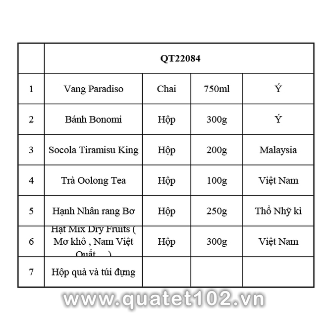Hộp quà tết QT084