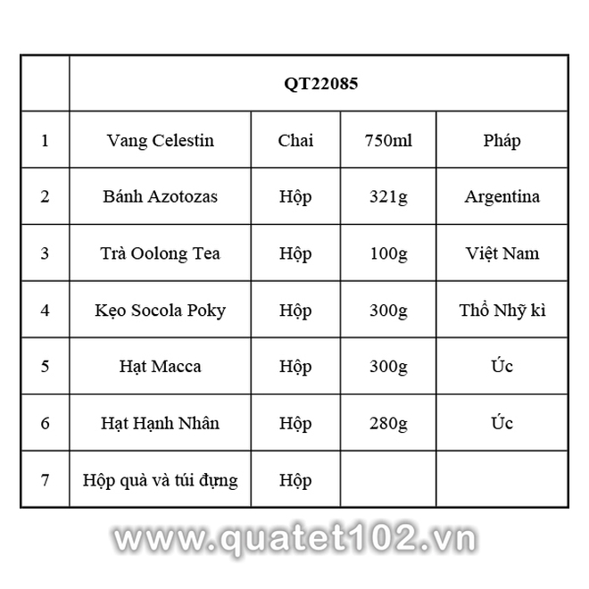 Hộp quà tết QT085