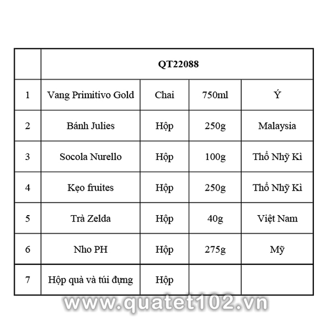 Hộp quà tết QT088