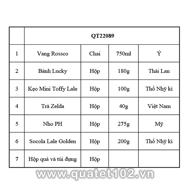 Hộp quà tết QT089