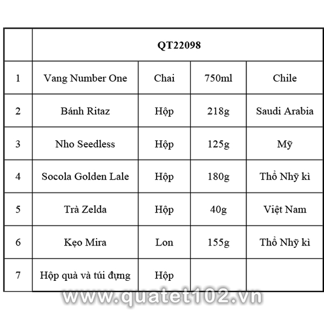 Hộp quà tết QT098