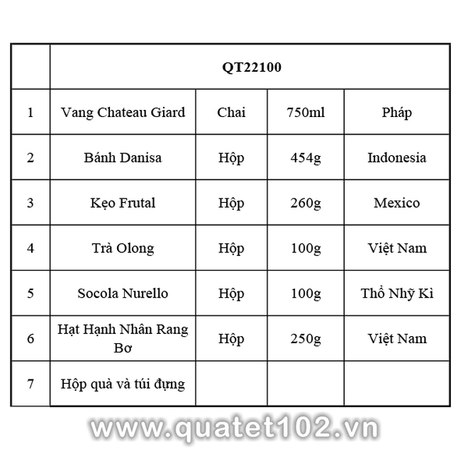 Hộp quà tết QT100